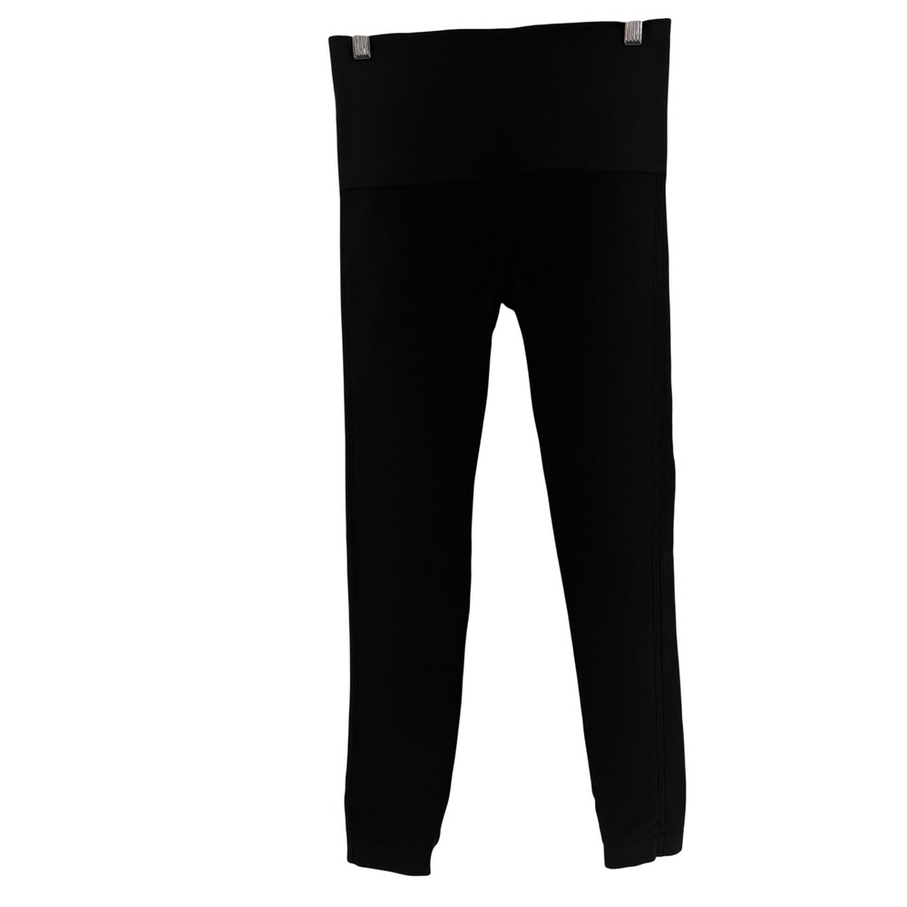 SPANX Black Seamless High Waist Leggings Womens Size XL - Picture 2 of 7